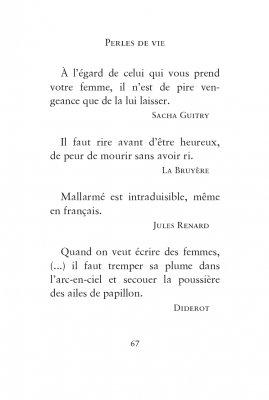 Perles de vie, René de Obaldia, Éditions Grasset